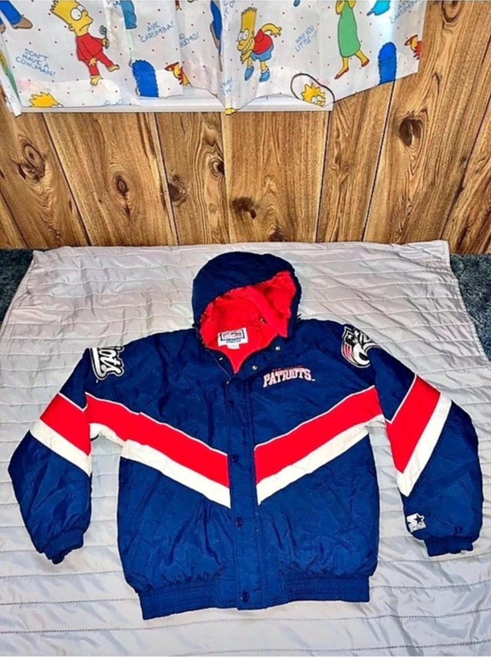 Vintage New England Patriots Starter Jacket Small RARE GRAIL